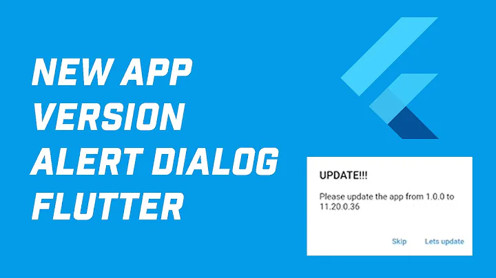 How to Display Update is Available Inside Flutter App (Android and iOS)