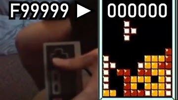 First Ever SCORE ROLLOVER in NES Tetris