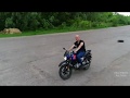 Backstage - Игорь Лаврик,  тренировка на мотоцикле.