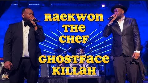 RAEKWON THE CHEF / GHOSTFACE KILLAH Performing W/ Live Band SONY HALL NYC 4/11/2022 THE PURPLE TAPE