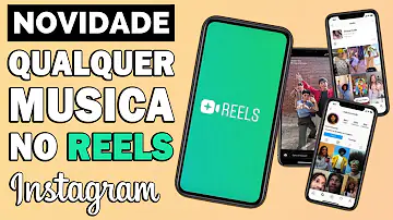 Como colocar música no reels?