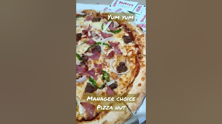 #Shorts /Manager Choice Pizza Hut / Yummylicious