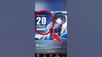 OMG! you get 20 Free Wishes! #genshinimpact
