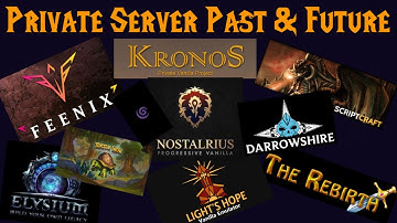 Wow Private Server History and Future, can Blizzard learn from them?
