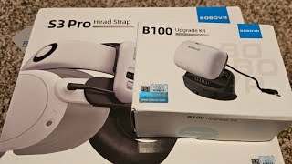 Best Meta Quest 3 headstrap. BOBOVR S3 Pro and B100 upgrade kit unboxing