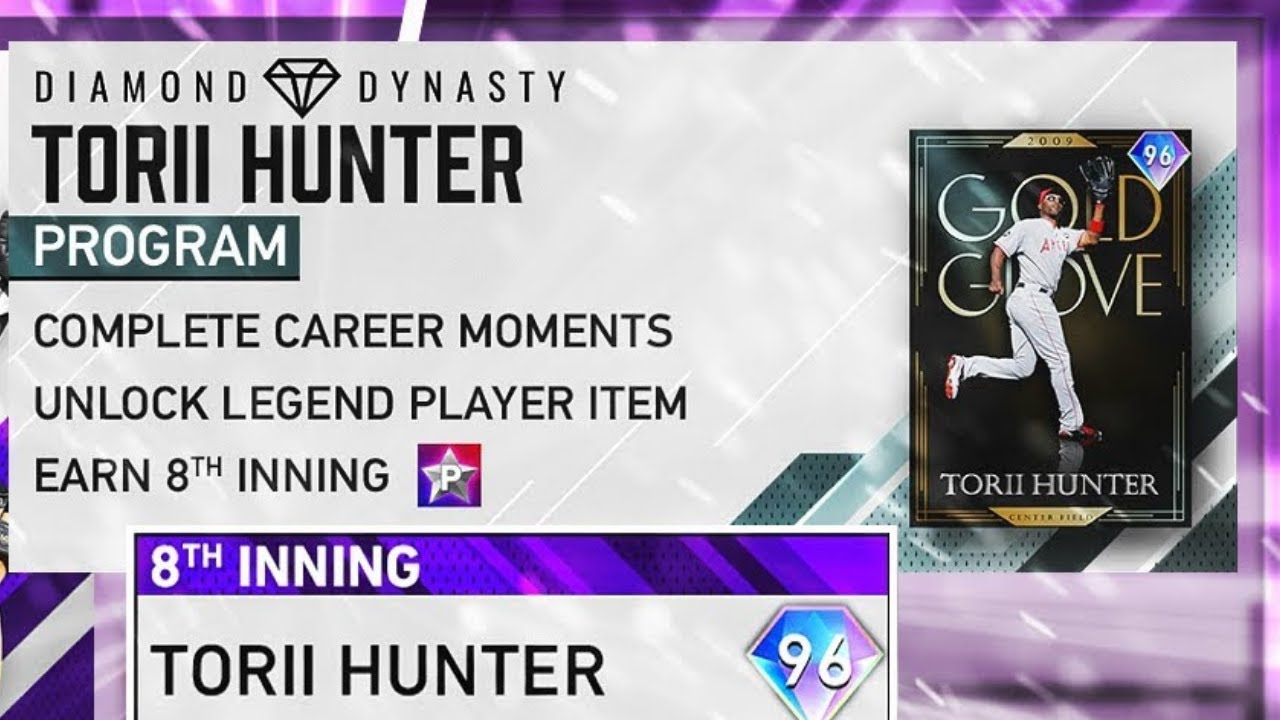 MLB The Show 20 New Torii Hunter Moments Completed! (Free Diamond)