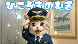 Mugi 【Overworked salarycat Mugi】A close-up look at Mugi’s day after becoming a pilot🐱✈️