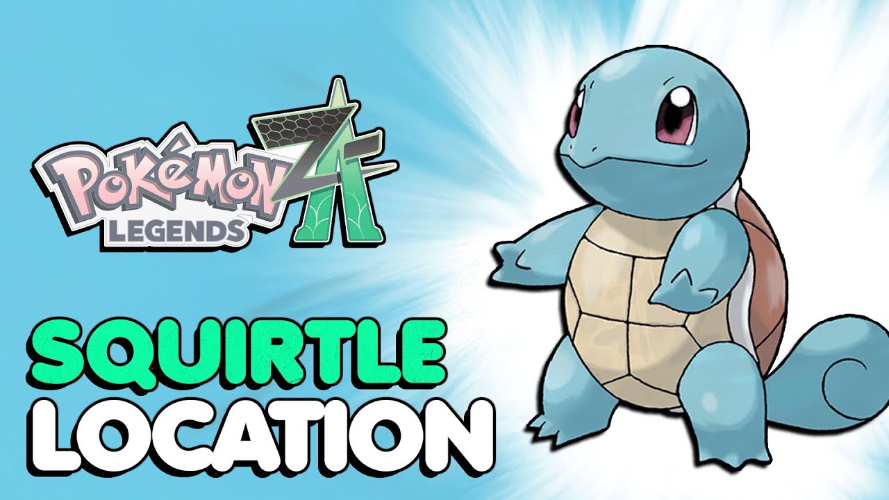 Pokemon Legends Z-A - Squirtle Location (No. 154) - YouTube
