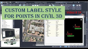 Civil 3D- How to create new label styles for points, includes east north Elevation and Lat and long