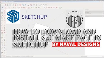 How to download and install s4u make face in sketchup file, 3d design  Prakash 3D design & Graphics