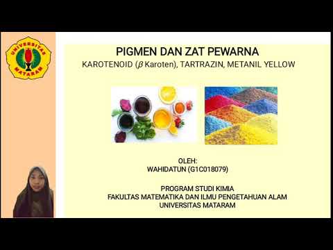 Video: Pigment adalah zat pewarna