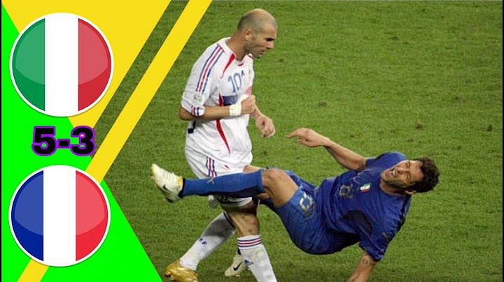 مباراة مجنونة/ إيطاليا ~ فرنسا 1-1 (5-3) نهائي كأس العالم 2006 تعليق عصام الشوالي جودة عالية
