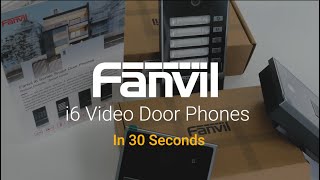 Secure Your Property with Fanvil i6 Door Access Units