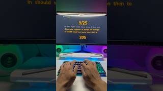 Just typing on Yunzii AL65 #fasttyping #speedtyping #gamingkeyboard #asmr #typing