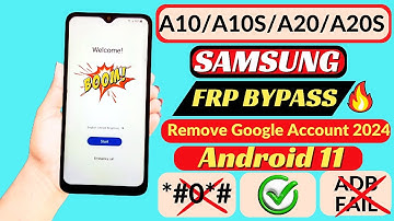 Samsung A10,A10S,A20,A20S FRP Bypass 2024 Android 11 | Google Account Unlock / Remove Frp Without Pc