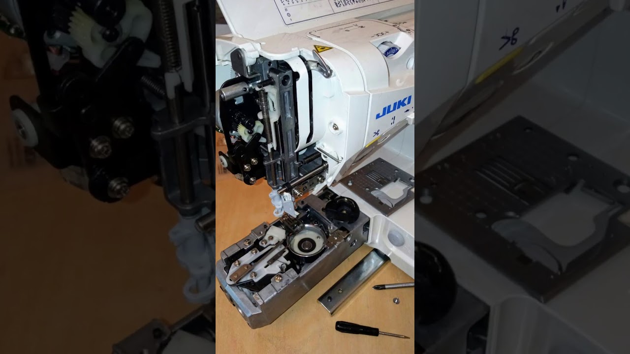 Ремонт шв машины JUKI HZLF400📲8(931)1024950☎️ Замена шестерни