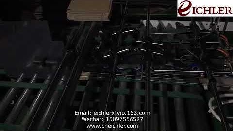 Semi automatic folder gluer three points four points