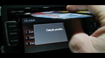 RCD 510 CD changer stuck