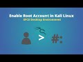 How to Enable Root User in Kali Linux [XFCE Desktop Environment]