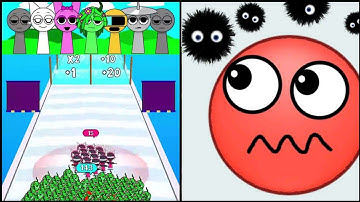 Spranky Run vs Hide Balls  🧟🧟🏀🏈  All Max Level Ios Android Gameplay Ep - 48