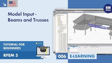 RFEM 5 Tutorial for Beginners | 006 Model Input - Downstand Beams and Trusses