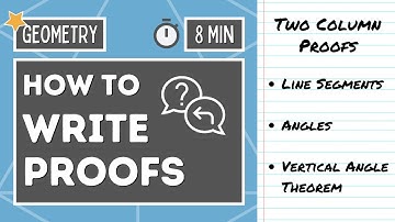 How To Write GEOMETRY PROOFS | Segments and Angles | Geometry Online Lesson