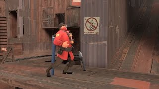 TF2:How To Surprise From Below (Crouch Exploit)
