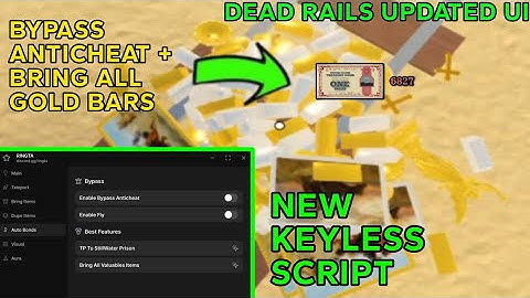 DEAD RAILS NEW SCRIPT UI - BYPASS NEW ANTICHEAT , TP STILLWATER PRISON (OP)