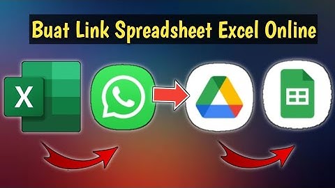 Cara Membuat Link Spreadsheet Excel Online | Buat Link Google Spreadsheet