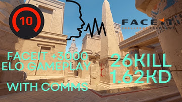 FACEIT ANUBIS POV WITH INGAME COMMS (26KILL 1.62KD) | FACEIT +3000 ELO CS2 GAMEPLAY