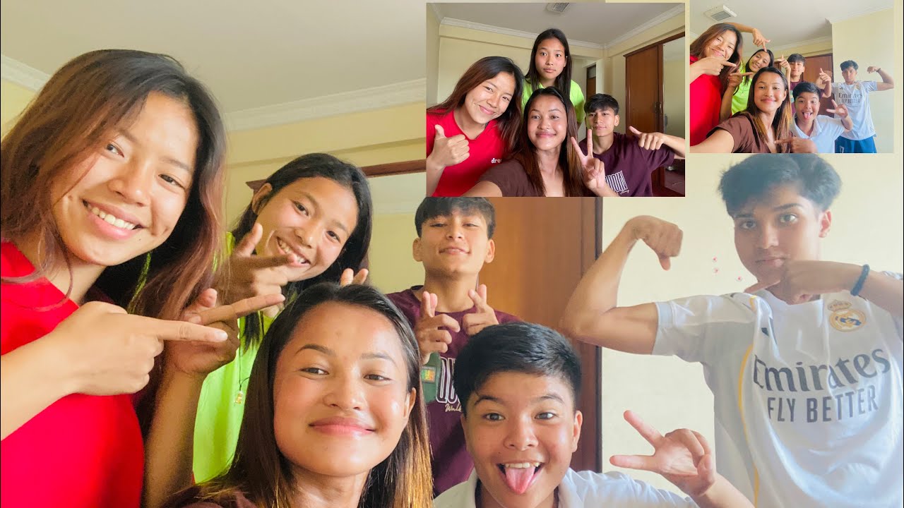 #Fun with baine haru sang❤️ free time ma❤️