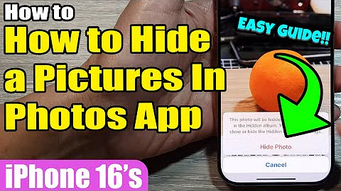 iPhone 16/16 Pro Max: How to Hide a Pictures In Photos App