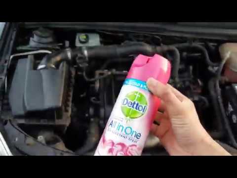 How To Clean And Fix Smelly Ac In Your Car With Dettol Youtube