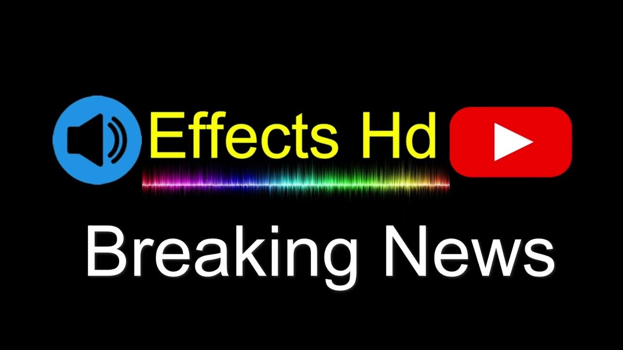 Breaking News Sound Effect for edits sound effects for youtube
