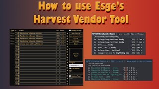 How to use Harvest Vendor for TFT (Trading Discord)