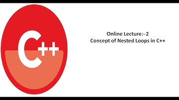 Nested loop of C++. Fsc Computer Science Khyber Pakhtoonkhwa Board. Urdu Lecture.