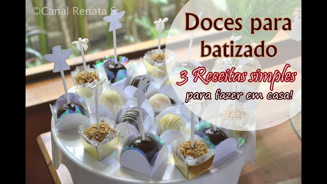 Doces Gourmet - Batizado - 3 receitas