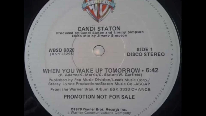 Candi Staton - When You Wake Up Tomorrow 12"