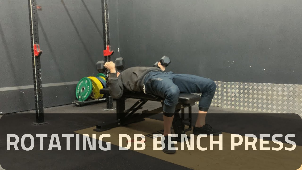 Rotating DB Bench Press - YouTube