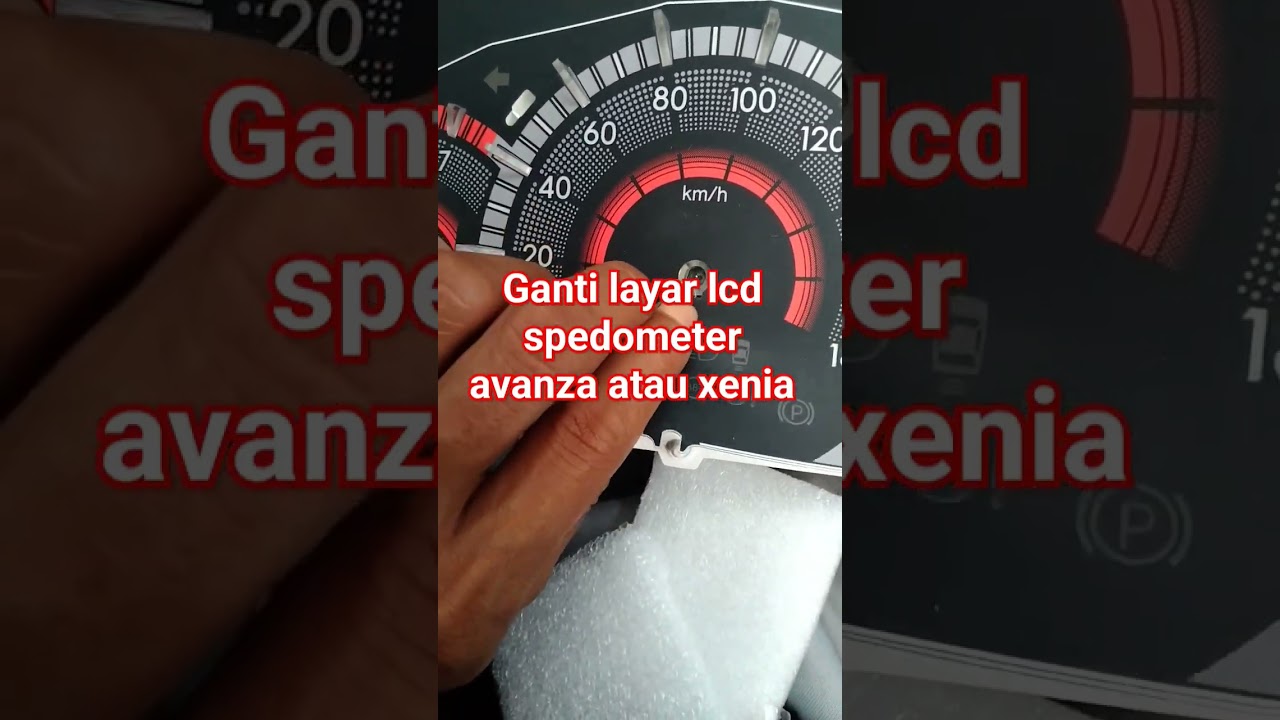 ganti lcd spedometer Avanza/Xenia 