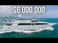 $6,000,000 120' Crescent Raised Pilothouse SuperYacht Tour | Luxury Yacht Walkthrough