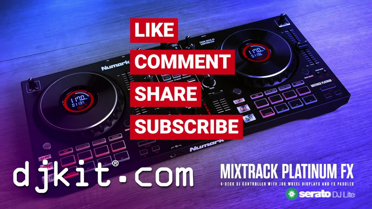 WIN a Numark Mixtrack Platinum FX controller, pair of AV32