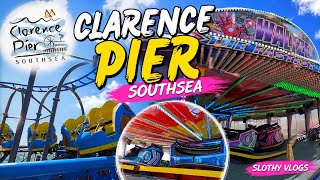 Visiting Clarence Pier, Southsea Amusement Park | Vlog