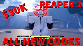 NEW* REAPER 2 CODES *+115K CASH, REWARDS, REROLLS + MORE* (VIZARD UPDATE) 