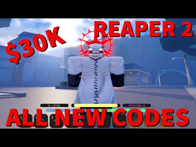 Yakrus on X: reaper 2 update coming soon. can u guess the content we're  adding? use these 3 codes when the update is out: FREECASH?? -- cash  NEWRACEPLS2 -- race reroll NEWSKILLTREE 