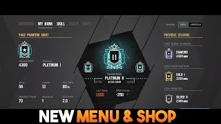 New Menu & Shop Operation Phantom Sight Rb6