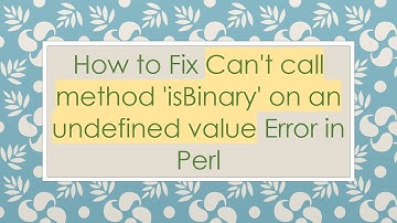 How to Fix Can