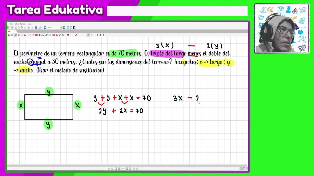 Explicando Tareas El Per metro De Un Terreno Rectangular Es De 70 explicando-tareas-el-per-metro-de-un-terreno-rectangular-es-de-70