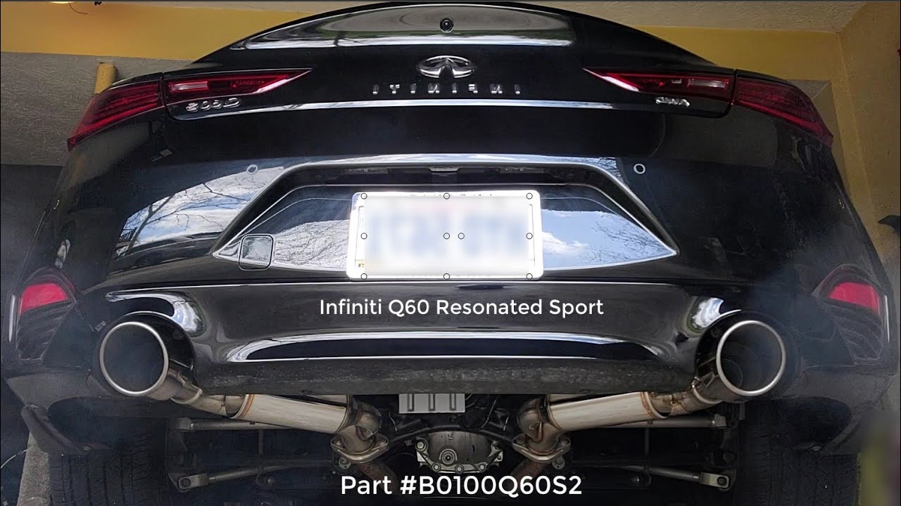Infiniti Q60 2020 Sport Exhaust YouTube
