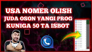 CHEKSIZ USA NOMER OLISH // KUNIGA 50TA TEKINGA OLISH // JUDA OSON YANGI PROG